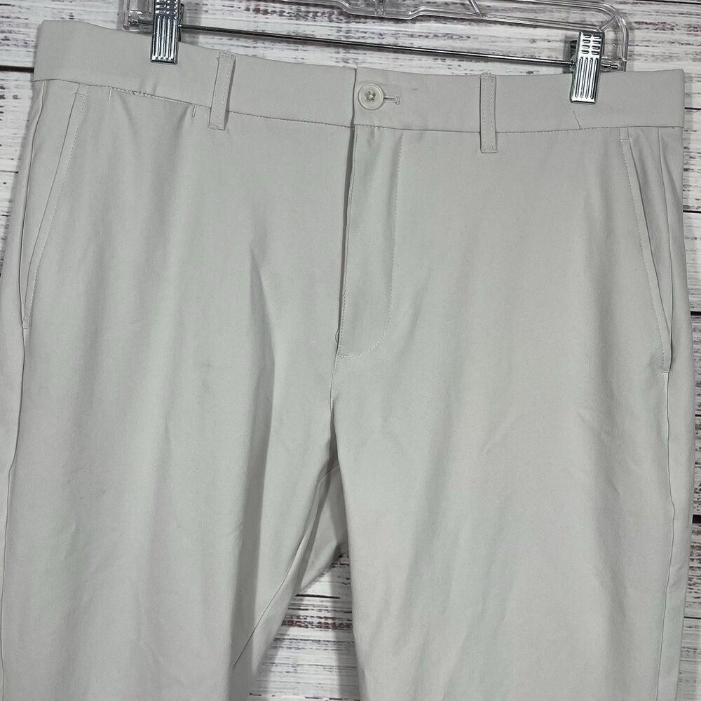 Holderness & Bourne Pant 35 x 34 Stone Garvey Golf Activewear Performance READ